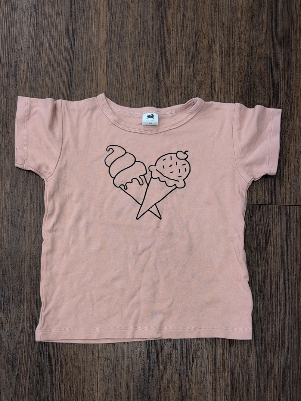 Little & Lively Pink Ice Cream Shirt
